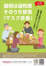 マスク会食ポスター POP事例と集客対策〜この期間にできること ...